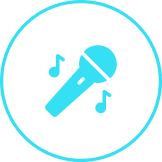 Singing and music illustration